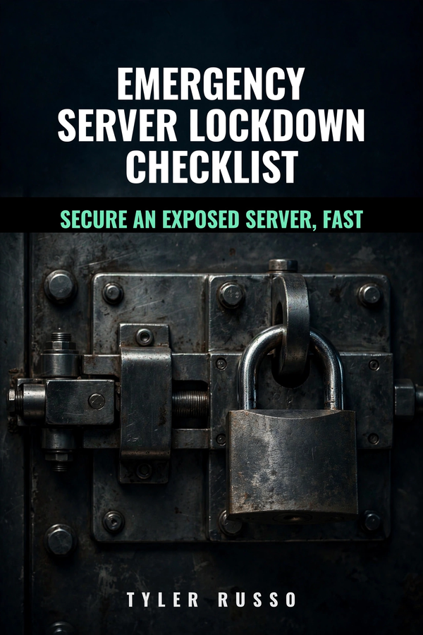 Emergency Server Lockdown Checklist cover